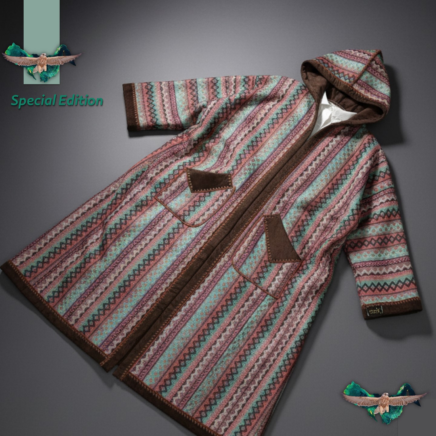 فروة نسائية سوداء راقية